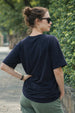 California Navy Oversized Typographic T-Shirt