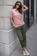 Elite Diamond Peach Regular Fit Flatknit Premium Polo T-Shirt