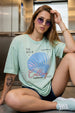 Sea Calling Aleowash Oversized Graphic Printed T-Shirt