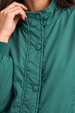 STAND COLLAR GREEN JACKET
