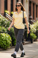Light Yellow Plain Cotton Regular Slim Fit Polo T-Shirt