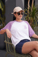 Teddy Lilac Oversized Graphic T-Shirt
