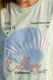 Sea Calling Aleowash Oversized Graphic Printed T-Shirt