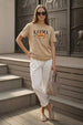 Karma Swanwhite Printed Regular Fit T-Shirt