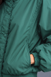 STAND COLLAR GREEN JACKET