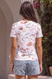 Coffee White Regular Fit Graphic T-Shirt