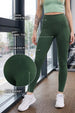 Green Plain 2 Pocket Skin Fit Legging