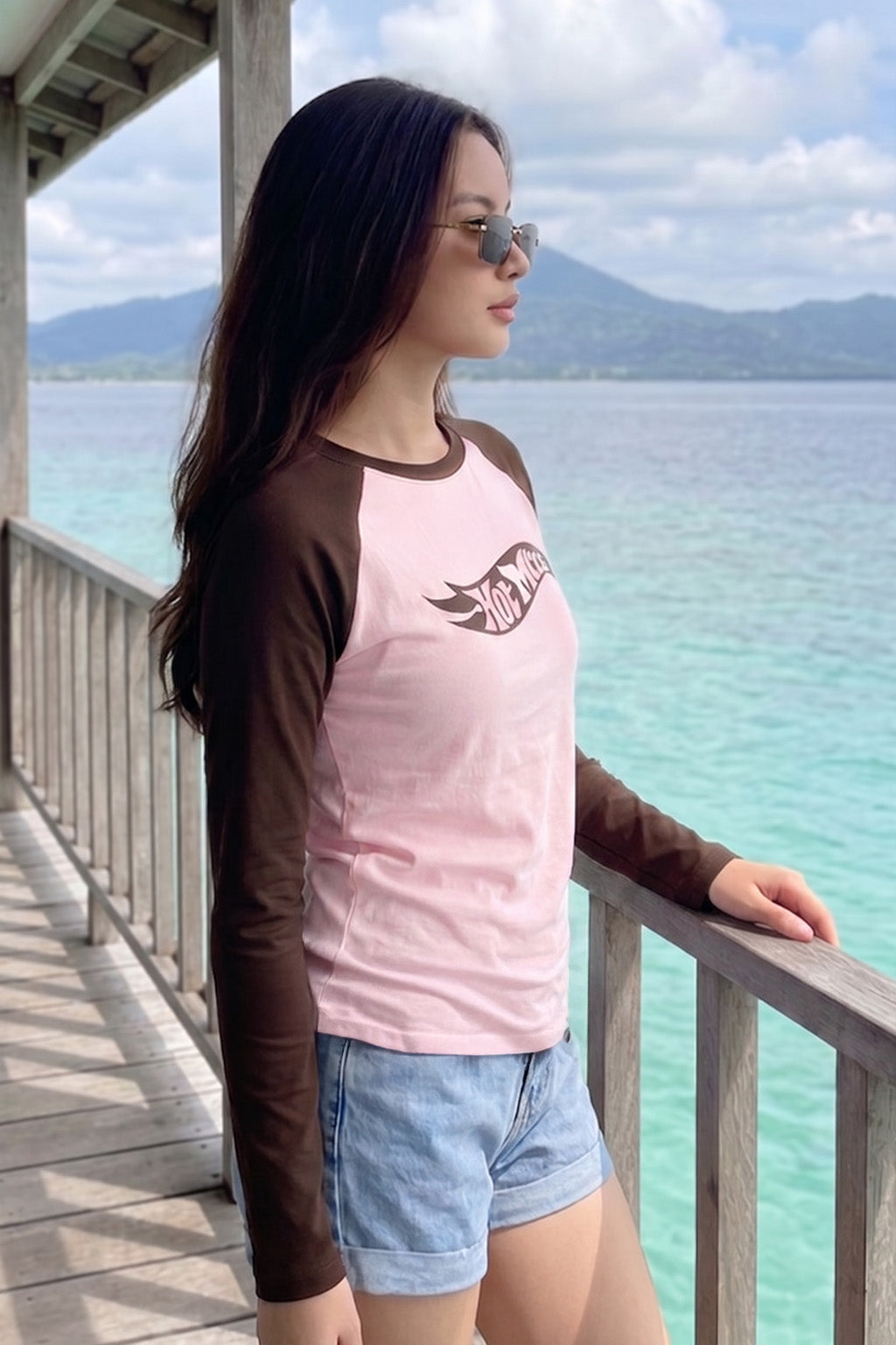 Hot Mess Raglan Printed Full Sleeve Regular Fit T-Shirt