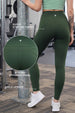 Green Plain 2 Pocket Skin Fit Legging