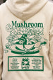 Mushroom Graphic Printed Marshmallow Regular Fit Hoodie