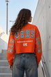 Tangerine Tango Crop Sweatshirt