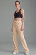 Beige Everyday Street line 4 Pocket Knitted Cargo Track Pant