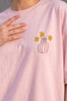 Apetito Rose Water Oversized Graphic T-Shirt