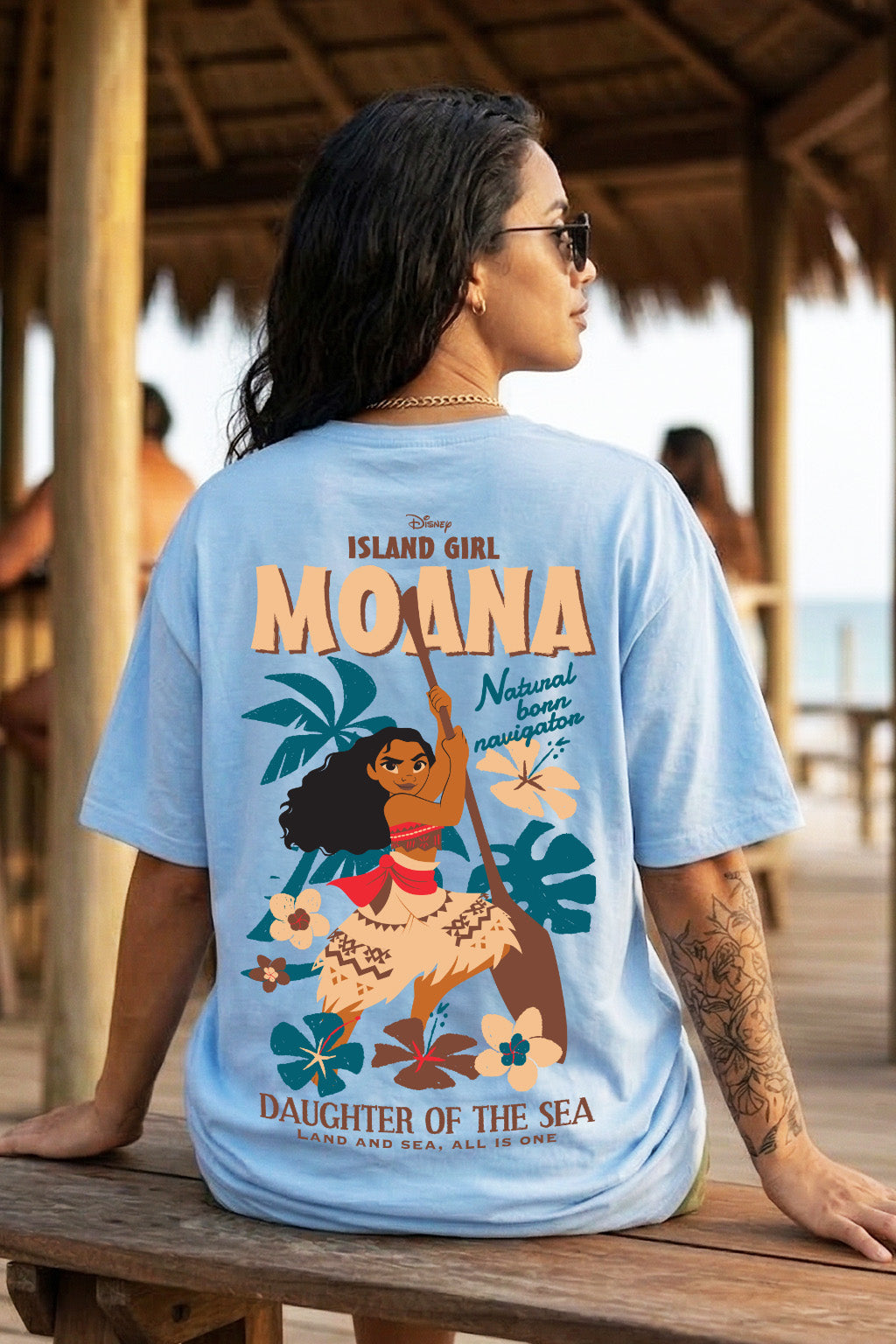 Adventure Moana Dutch Canal Oversized Fit Graphic T-Shirt