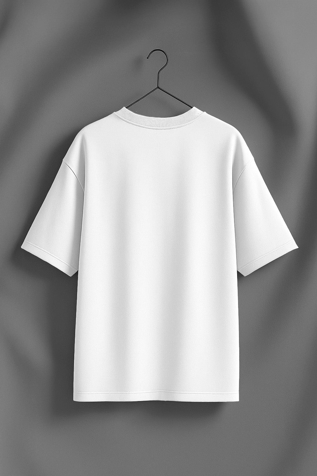 Together White Oversized Graphic Printed T-Shirt