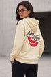 Bring The Heat Marshmallow Oversized Printed Hoodie