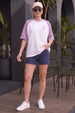 Teddy Lilac Oversized Graphic T-Shirt
