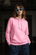 Plain Pink Regular Fit Hoodie