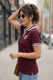 New York Maroon Regular Fit Premium Pique Lycra Polo T-Shirt