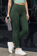 Green Plain 2 Pocket Skin Fit Legging