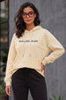 Bring The Heat Marshmallow Oversized Printed Hoodie