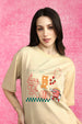 Pasta Swanwhite Oversized Graphic T-Shirt
