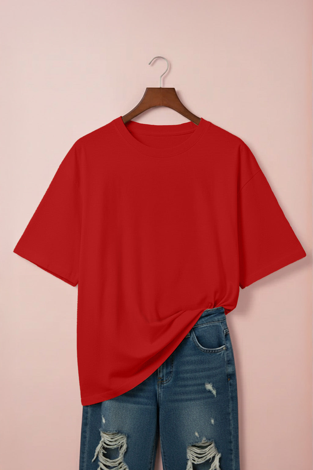 Game On Red Plus Size Printed T-shirt