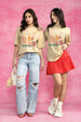 Pasta Swanwhite Oversized Graphic T-Shirt