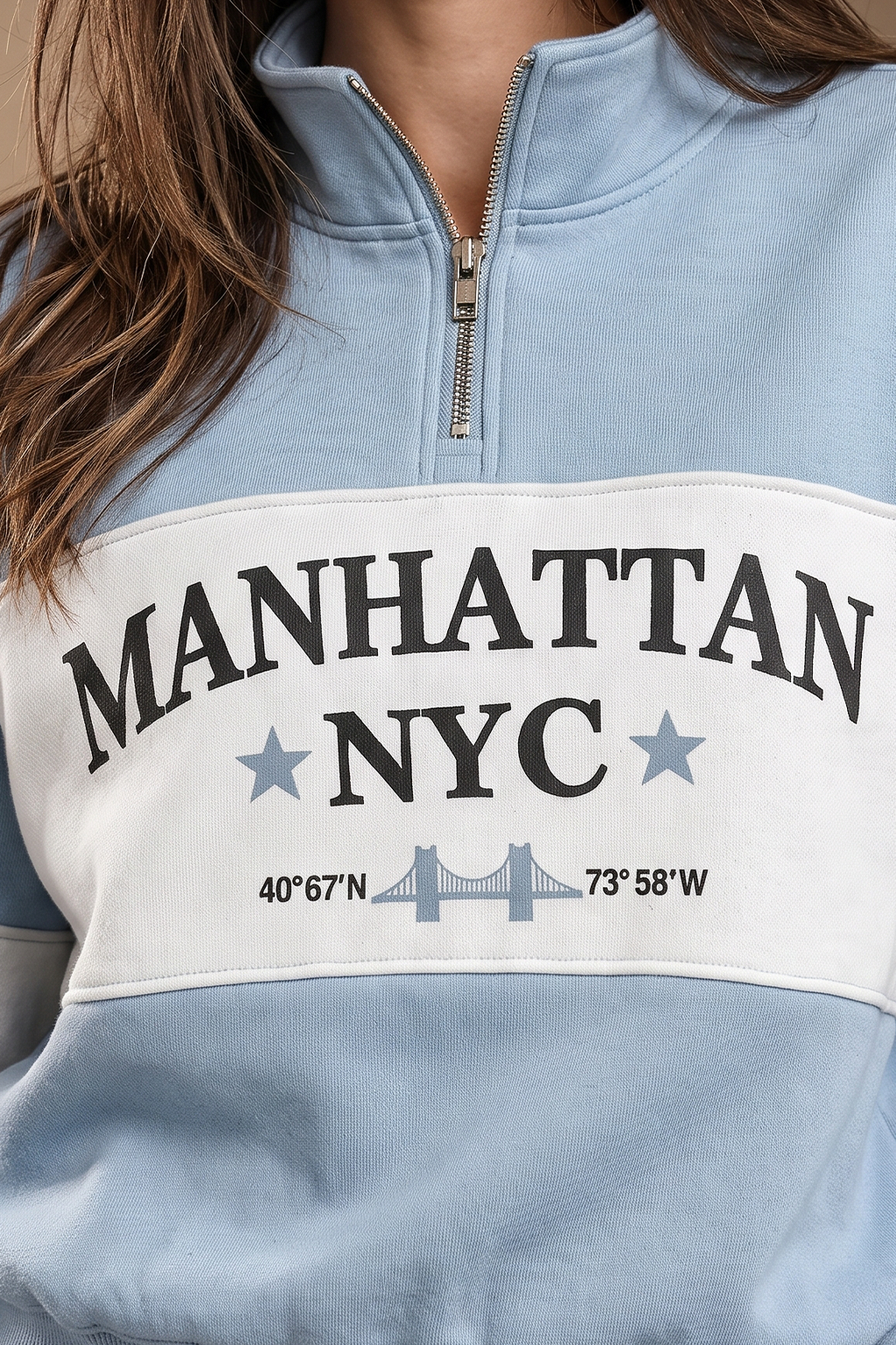 Premium Manhattan Beach Zipper Sweatshirt