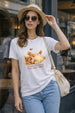 Silly Vibes White Printed Regular Fit T-Shirt