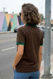 New York Brown Regular Fit Premium Pique Lycra Polo T-Shirt