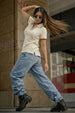Stripe Collar Marshmallow Regular Fit Premium Pique Lycra Polo T-Shirt
