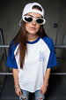 Teddy Royal Blue Oversized Graphic T-Shirt