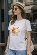 Silly Vibes White Printed Regular Fit T-Shirt