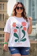 You Are Loved White Plus Size Printed T-shirt