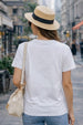 Silly Vibes White Printed Regular Fit T-Shirt