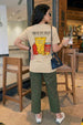 Chips Potato Swanwhite Printed Regular Fit T-Shirt