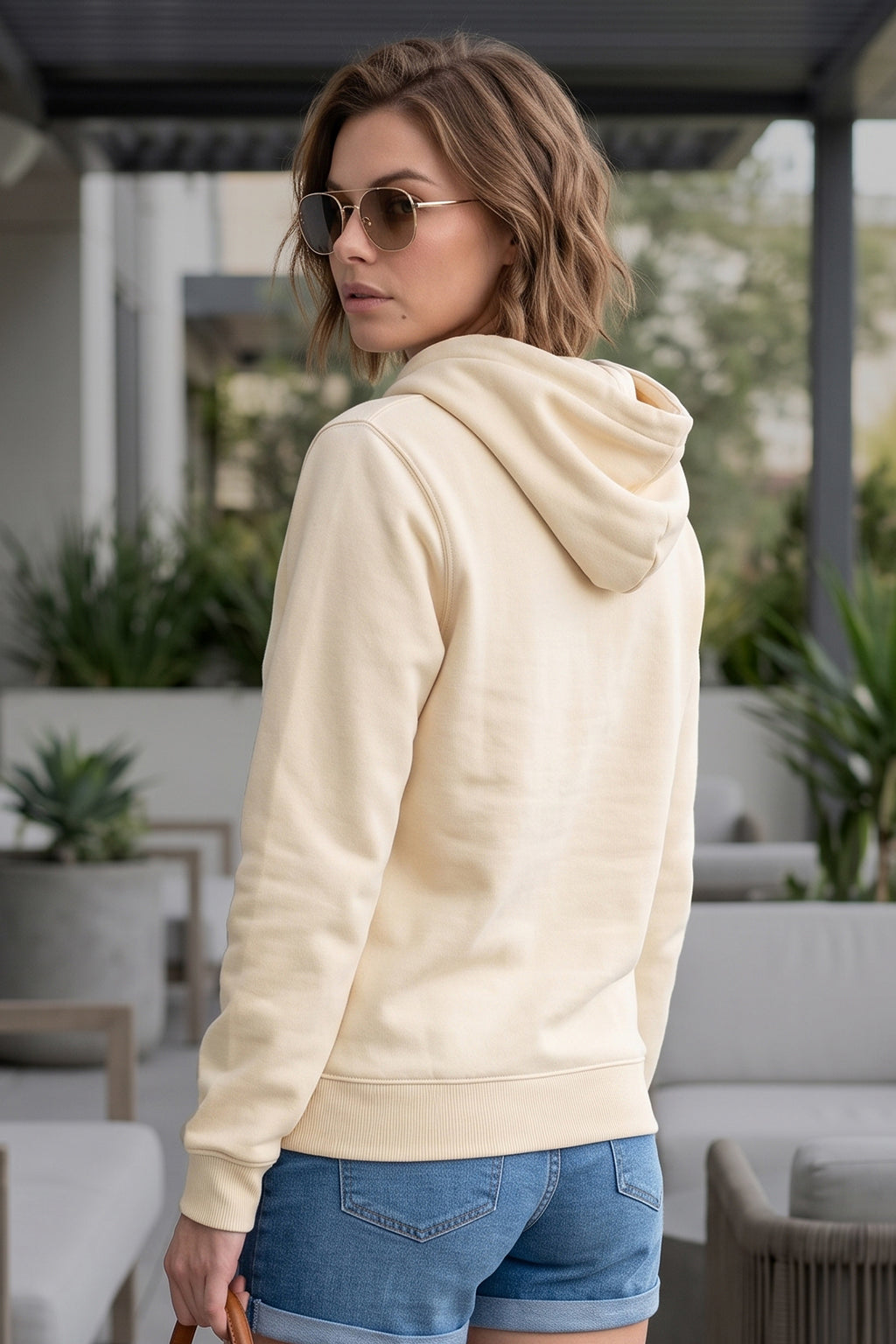 Spoiled Marshmallow Regular Fit Printed Hoodie