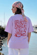 Disney Grogu Yoda Lilac Oversized Graphic T-Shirt