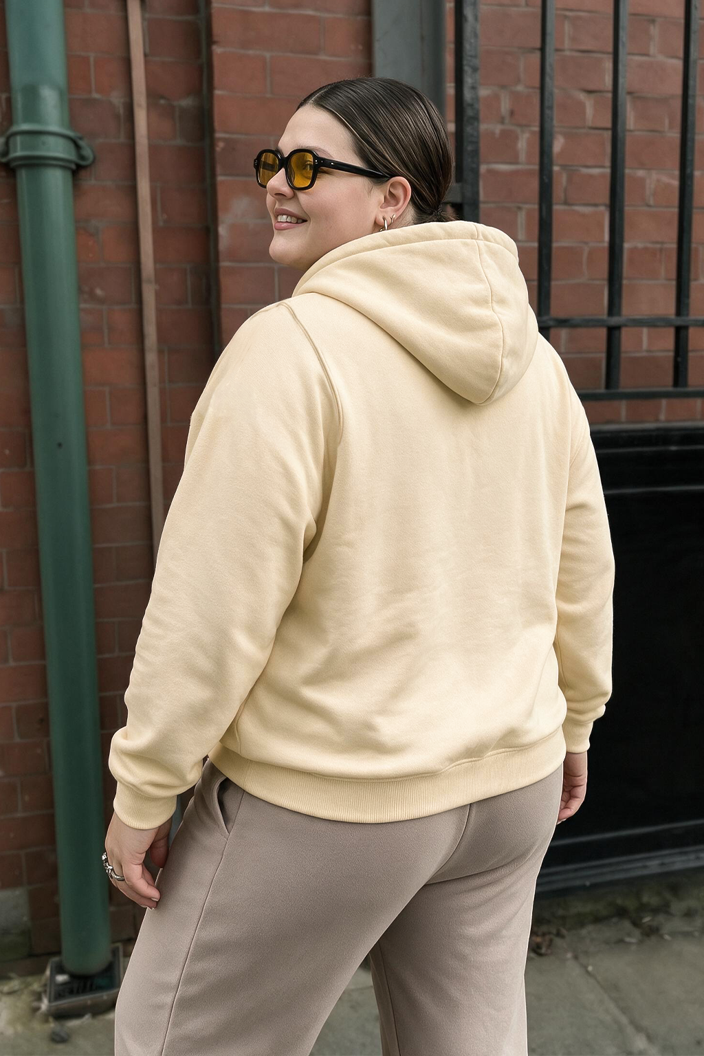 MARSHMALLOW PLUS SIZE HOODIE