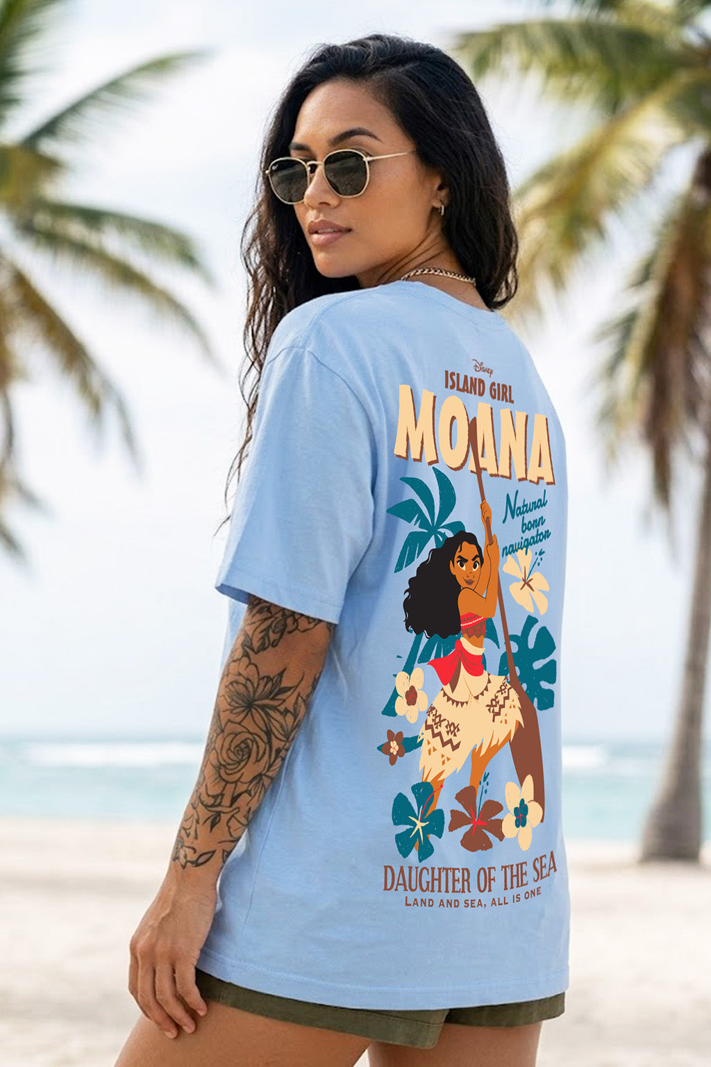 Adventure Moana Dutch Canal Oversized Fit Graphic T-Shirt