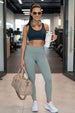 Peal Aqua Textured 2 Pocket Skin Fit Legging