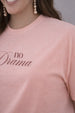 No Drama Rose Water Plus Size Printed T-shirt
