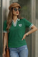 New York Green Regular Fit Premium Pique Lycra Polo T-Shirt