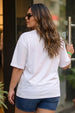 You Are Loved White Plus Size Printed T-shirt