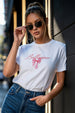 Bellissimo White Printed Regular Fit T-Shirt