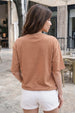 Break Rules Beige Graphic Printed Oversized T-Shirt