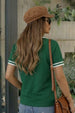 New York Green Regular Fit Premium Pique Lycra Polo T-Shirt