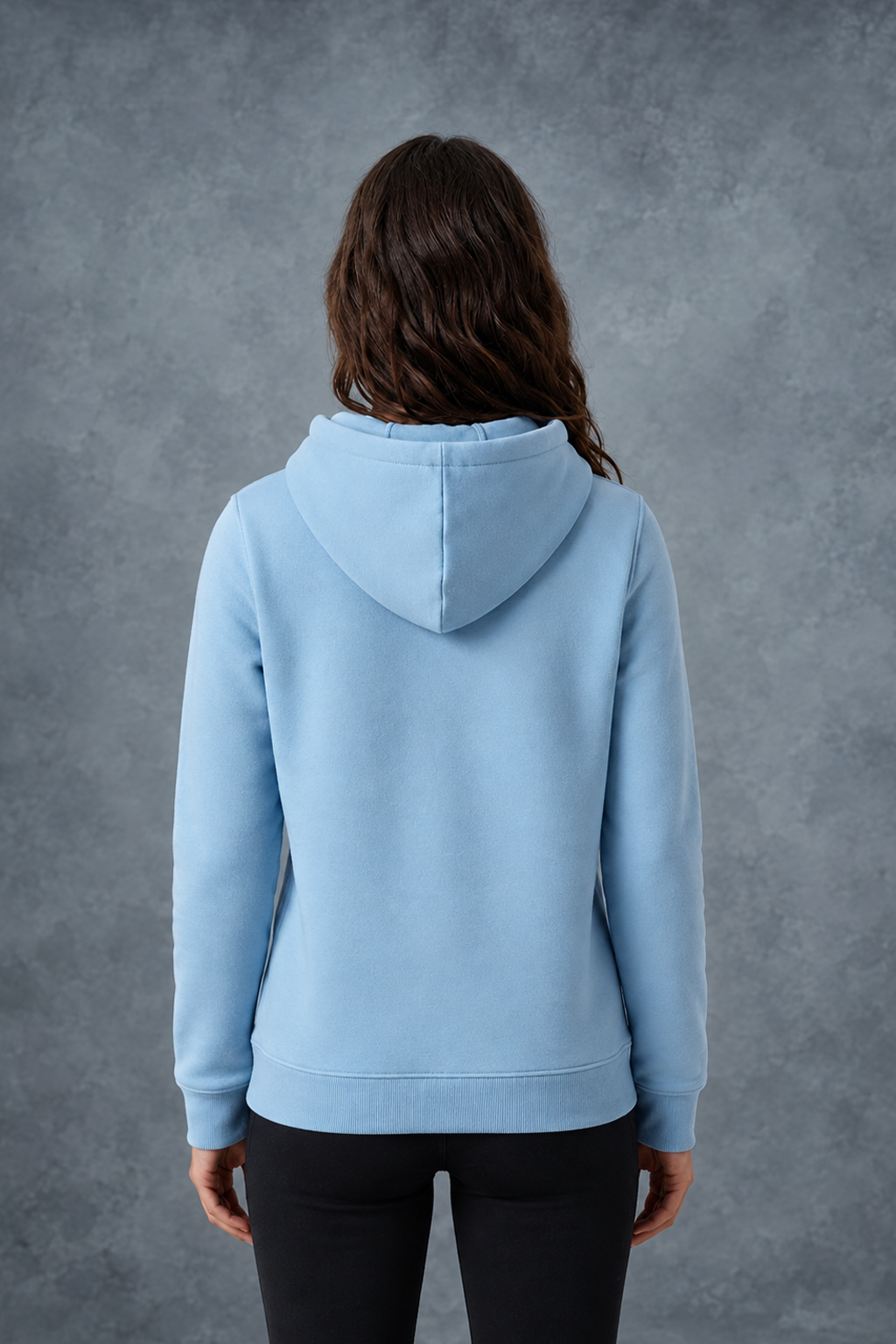 About You Blue Regular Fit Printed Hoodie