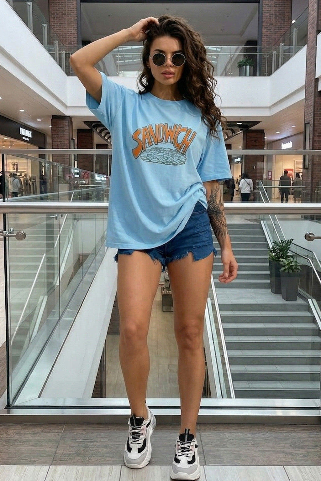 Sandwich Dutch Canal Oversized Graphic T-Shirt